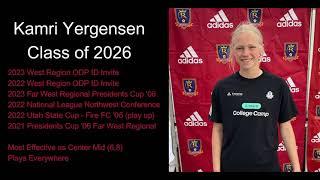 2023 Highlights Kamri Yergensen