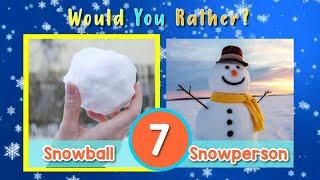 Would You Rather? Winter Edition | Winter Brain Break  | Indoor Recess Game | PhonicsMan Fitness