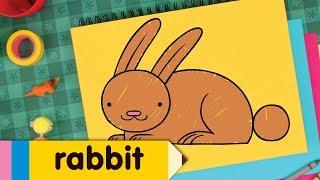 How To Draw A Rabbit | Step By Step Drawing Lesson for Kids