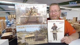 MBK unboxing #970 - 1:35/1:16 TIGER I BIG BOX 2 kits & 1:16 M. Wittmann figure (Takom 2201W)