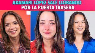 ¡Así salió llorando Adamari López! Corren a Adamari López de Hoy Día