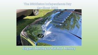 Elegant Bentley or Rat Rod Bentley at the Middleton Car Show! @thecarshowguy208 #oldred