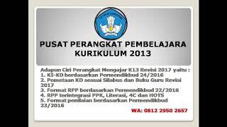 PERANGKAT PEMBELAJARAN KURIKULUM 2013