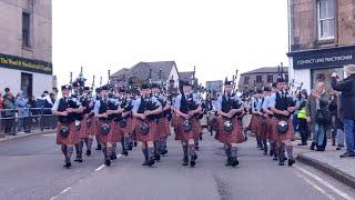 2024 Stewards March Argyllshire Gathering  & Oban High School Pipe Band - Oban Highland Games .