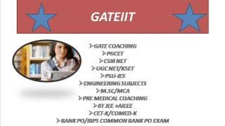 GATE COACHING CENTERS IN BANGALORE