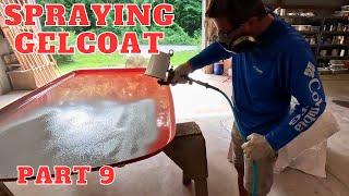 How-To Spray Gelcoat and Lay Fiberglass on a CUSTOM Fiberglass Boat Hard-Top