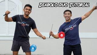 How to do Diabolo Tricks with a Partner!  Beginner Diabolo Tutorial