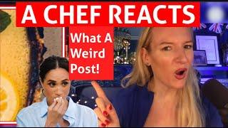 Meghan's Attempt To Distract! Chef Reacts To Meghan Markle's Instagram Cooking Pic