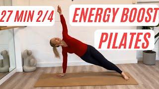 PILATES ENERGY BOOST (27 MIN) 2/4  #pilates #homeworkout #fullbodyworkout