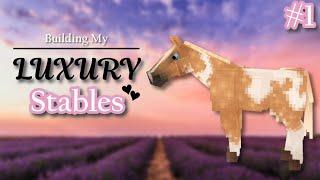 BUILDING LUXURY STABLES - Episode #1 | Minecraft Equestrian Roleplay Server