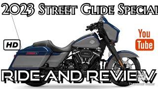 2023 Harley-Davidson Street Glide Special in Bright Billiard Blue and Billiard Gray.