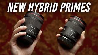 NEW Canon f/1.4 Hybrid Primes:  RF 24mm & 50mm