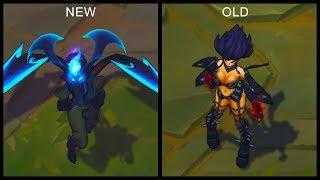 All Evelynn Skins NEW and OLD Texture Comparison Rework 2017 Final Update (League of Legends)