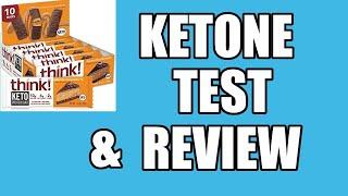 KETONE TEST AND PRODUCT REVIEW: THINK KETO BAR! PEANUT BUTTER PIE