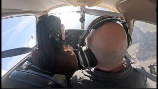 Crosswinds blowing me off the runway | Pilot training | Steep turns and slow flight | Piper PA28