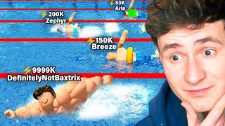 Swimming THE FASTEST in Roblox