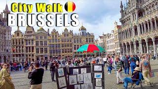 Brussels, Belgium: A Thriving Capital Rich in History and Modernity  Walking in 4K