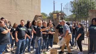 North Texas charter school staffers train to use pepper spray in active shooter training.