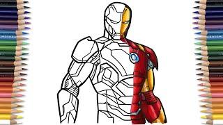 IRON-MAN Coloring Pages | Iron-Man Mark XLIII [NCS] Titsepoken - Savannah - Out of the Grave