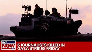 Breaking: 5 Journalists killed in Gaza in last 24 hours  | LiveNOW from FOX