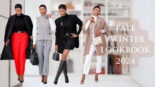 FALL / WINTER LOOKBOOK | CLASSY CHIC OUTFIT IDEAS 2024 | Ama loves beauty