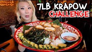 7LB KRAPOW CHALLENGE at Chiang Mai in New York City!! #RainaisCrazy