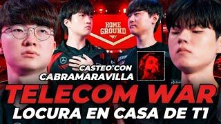 ¡LOCURA de TELECOM WAR en el ESTADIO de T1!  w/  @Cabramaravilla  - T1 vs KT Rolster