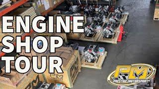 SHOP TOUR: Quick trip through our engine building shop on a regular day at Prestige Motorsports