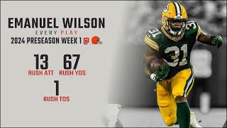 Emanuel Wilson Preseason Week 1 Replay: Every Run @ Cleveland Browns