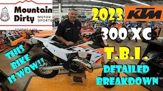 KTM 300 XC TBI 2023 New Model! Throttle Body Injection Detailed Breakdown