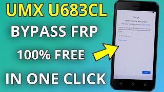 UMX U683CL Bypass FRP remove Google Account Just in one Click