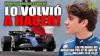 He did it again!!!  Franco Colapinto added in Austin and is a Furious in F1