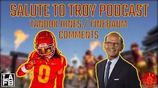 Tanook Hines Commits To USC Trojans, Paul Finebaum Continues His Onslaught On Lincoln Riley