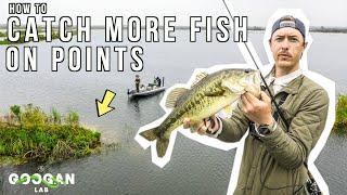 How To CATCH MORE FISH ON POINTS! ( BASS FISHING TIPS )