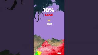 How Big Is Russia ? #shorts #youtubeshorts