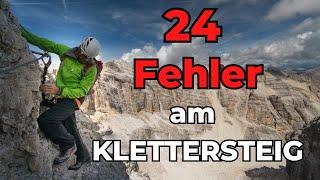 FEHLER am KLETTERSTEIG (und wie du sie vermeiden kannst)