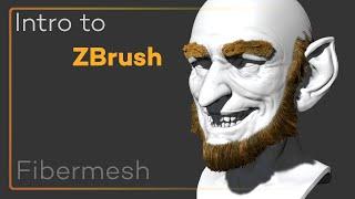 Intro to ZBrush 048 - Fibermesh makes hair and fur a breeze - generate and groom in minutes!