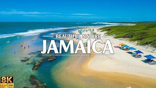 FLYING OVER JAMAICA 4K | Amazing beautiful natural landscape with relaxing music | 4K UHD VIDEO