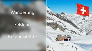 Wanderung vom Felskinn zu Britanniahütte am 20.01.2020 (GoPro 7 / Dji Macic Air)