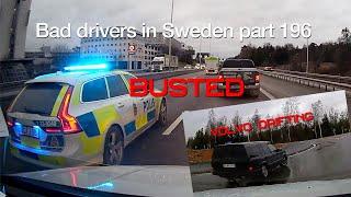 Bad Drivers in Sweden #196 Crazy trucker, tailgater, DRL-fools and stupidity