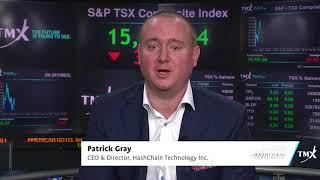 Patrick Gray, Director and CEO, HashChain Technology Inc.