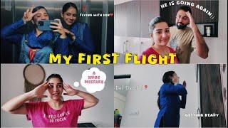 Finally Got My First Flight️ | I Messed Up Again | Akancha Sharma