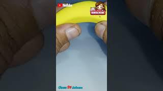 Clay Banana ! How to Make a Polymer Clay Craft Banana Diy. Playdoh Mod Banana Tutorial Easy Art.