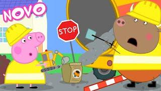 Peppa Pig Português Brasil | A Nova Estrada do Sr. Touro | NOVO Contos da Peppa Pig