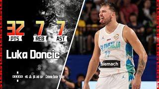 Luka Dončić National Team Season Debut | 32pts, 7reb, 7ast | SLOVENIA VS BRAZIL | Jun 28,2024