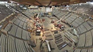 Watch the MSG renovation in 60 seconds