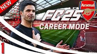 Realistic Arteta Adventure! | FC 25 Arsenal Career Mode | EP 1