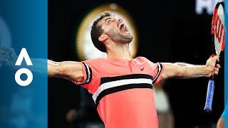 Grigor Dimitrov v Nick Kyrgios match highlights (4R) | Australian Open 2018