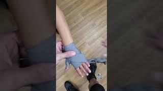 HOW TO WRAP HANDS FOR BOXING!!  (YOUTH SIZE 108" HANDWRAPS)