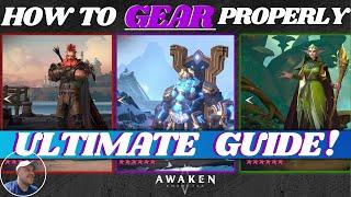 How to Properly Gear Heroes!| Awaken Chaos Era